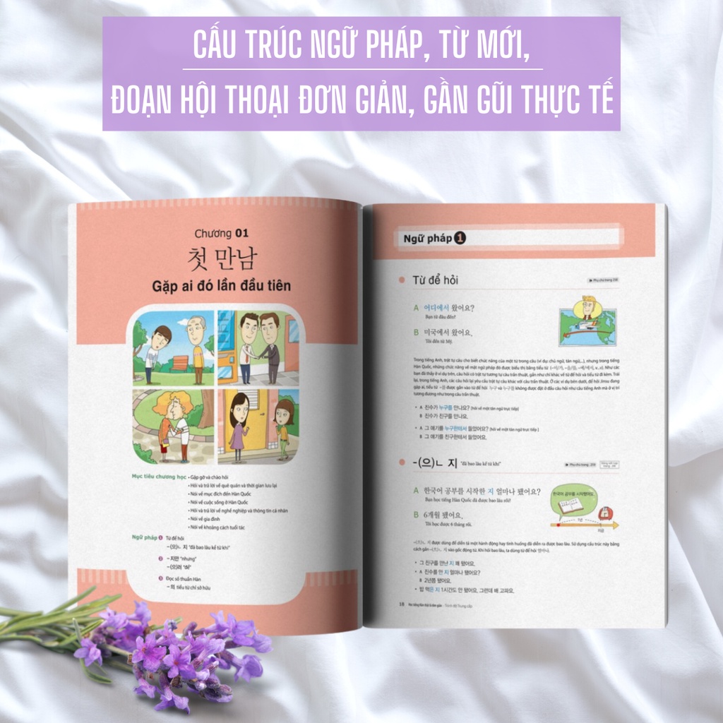 Sách - Học Tiếng Hàn Thật Là Đơn Giản Trình Độ Sơ Cấp - Học Kèm App Online
