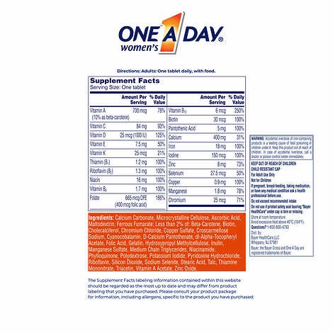 One a day, Viên uống One a day Multivitamin 300 viên của Mỹ