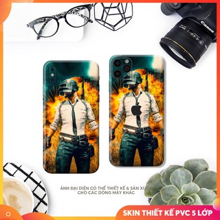 Dán Skin IPhone Hình PUBG  | Skin IPhone 5 Lớp Chất Liệu Cao Cấp Chống Xước, Chống Thấm, Chống Bay Màu