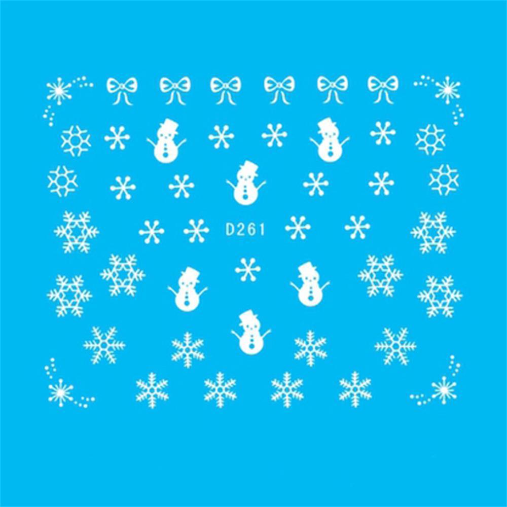 LAY Set 11 Decal Nước Dán Móng Chủ Đề Giáng Sinh