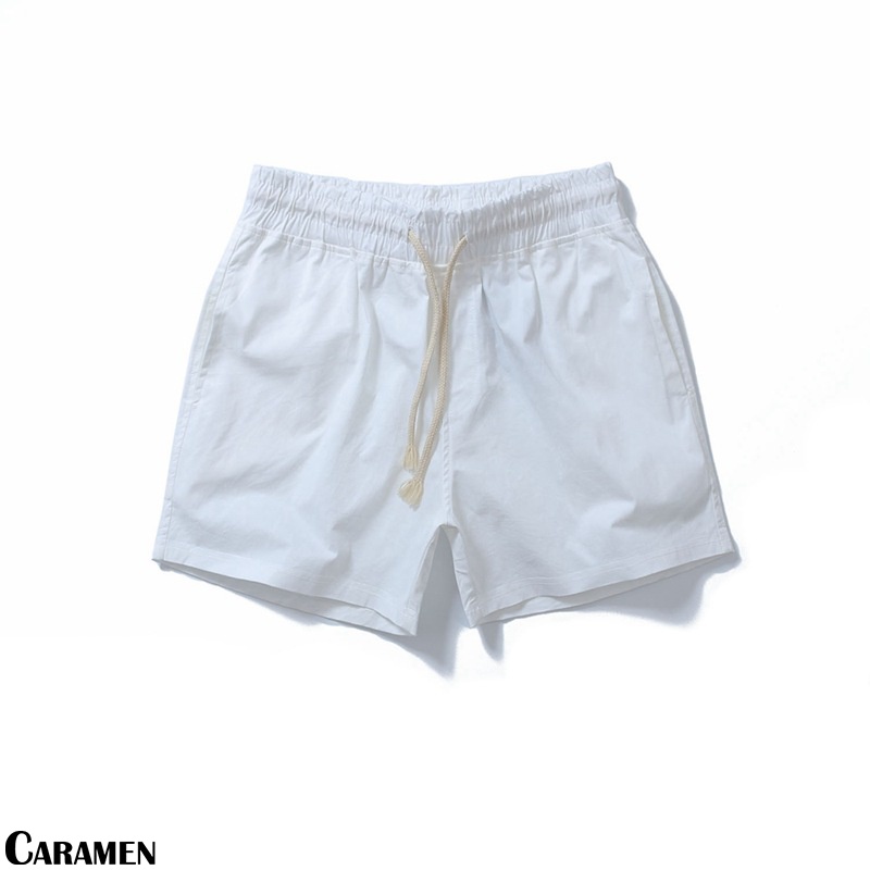 Quần Short Đùi Kaki CARAMEN Form Trên Gối Co Giãn Lưng Thun Thoải Mái