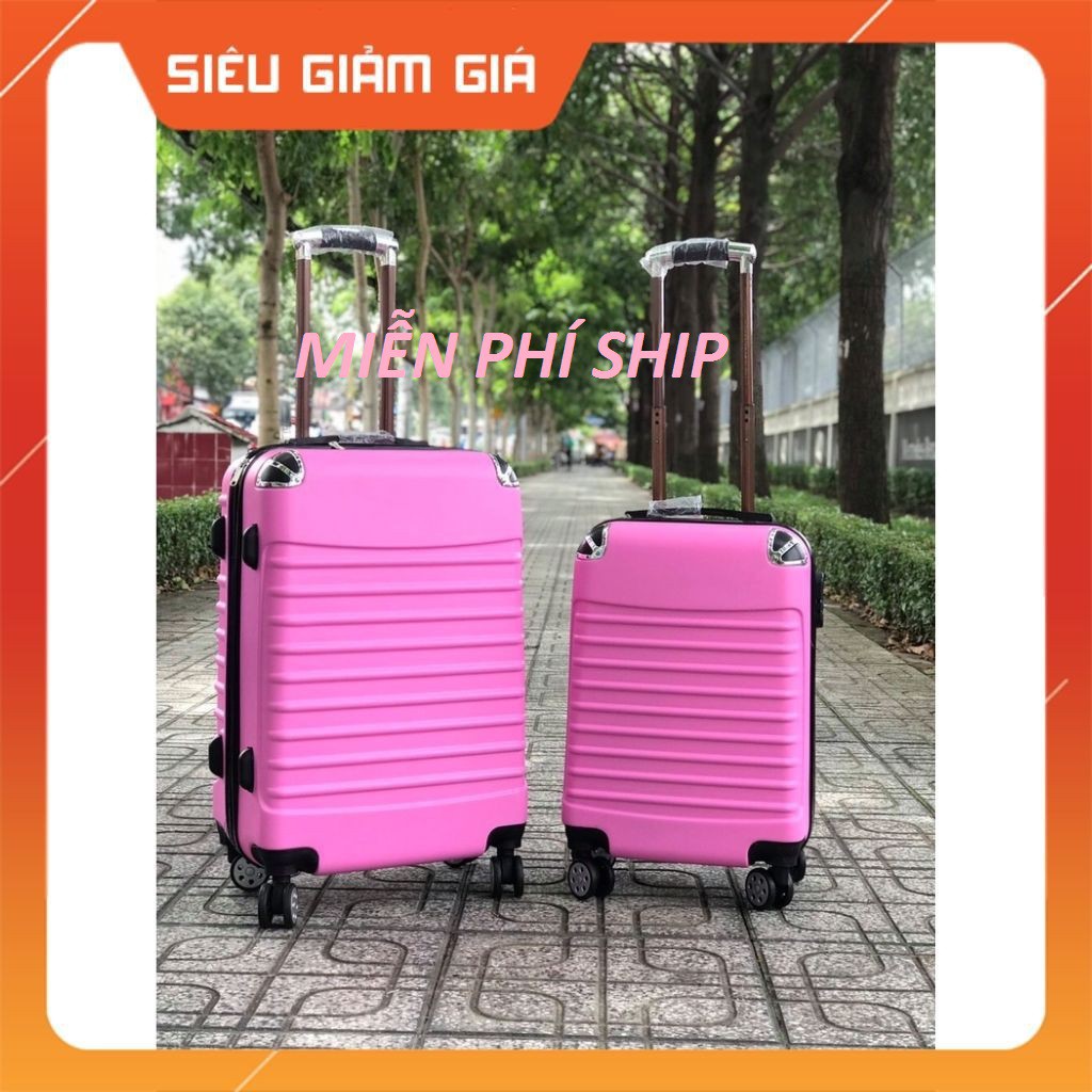 Vali kéo du lịch bo góc chống va đập chống xước hàng nội địa siêu đẹp siêu bền(Size 20-24)