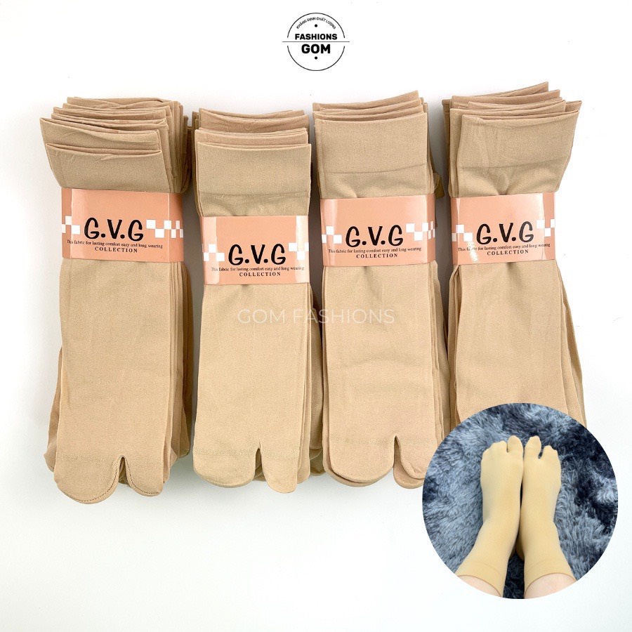 Vớ nữ da đẹp cho nữ, tất chân chống nắng Tất Nữ xỏ ngón chống nắng, Tất Cổ Cao Da Chân Vải cotton dày dặn,  mềm mịn cực
