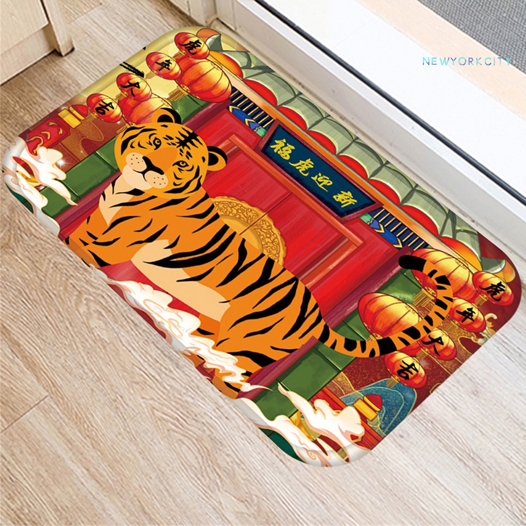 Thảm lót sàn Chống Ẩm Không Phai Họa Tiết Vi Khuẩn Có Thể Giặt Được Dùng Trong Nhà