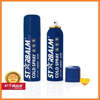 Xịt Lạnh Giảm Đau Nhanh Tức Thời Thể Thao STARBALM 150ml HÀ LAN - Chai Xịt Lạnh STARBALM