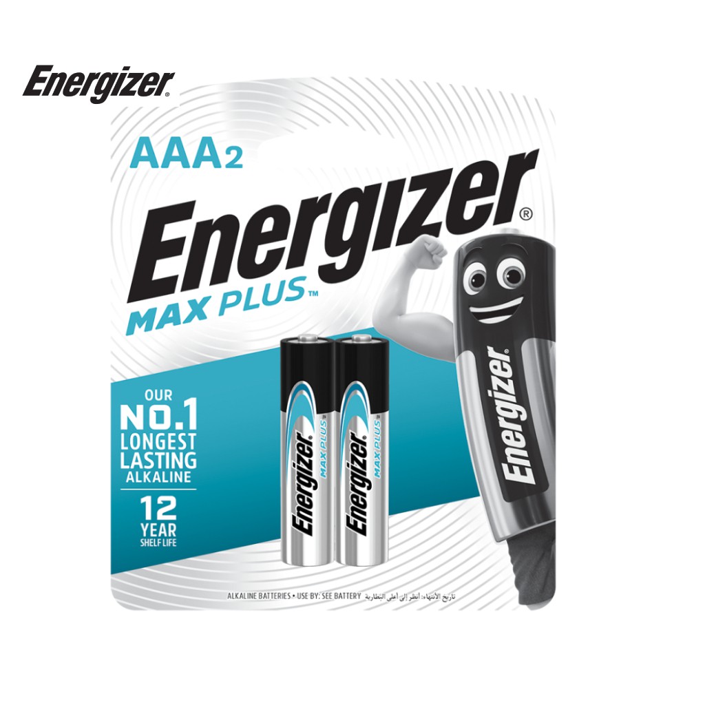 Pin Energizer Max Plus AAA E92 BP2 - 100922572