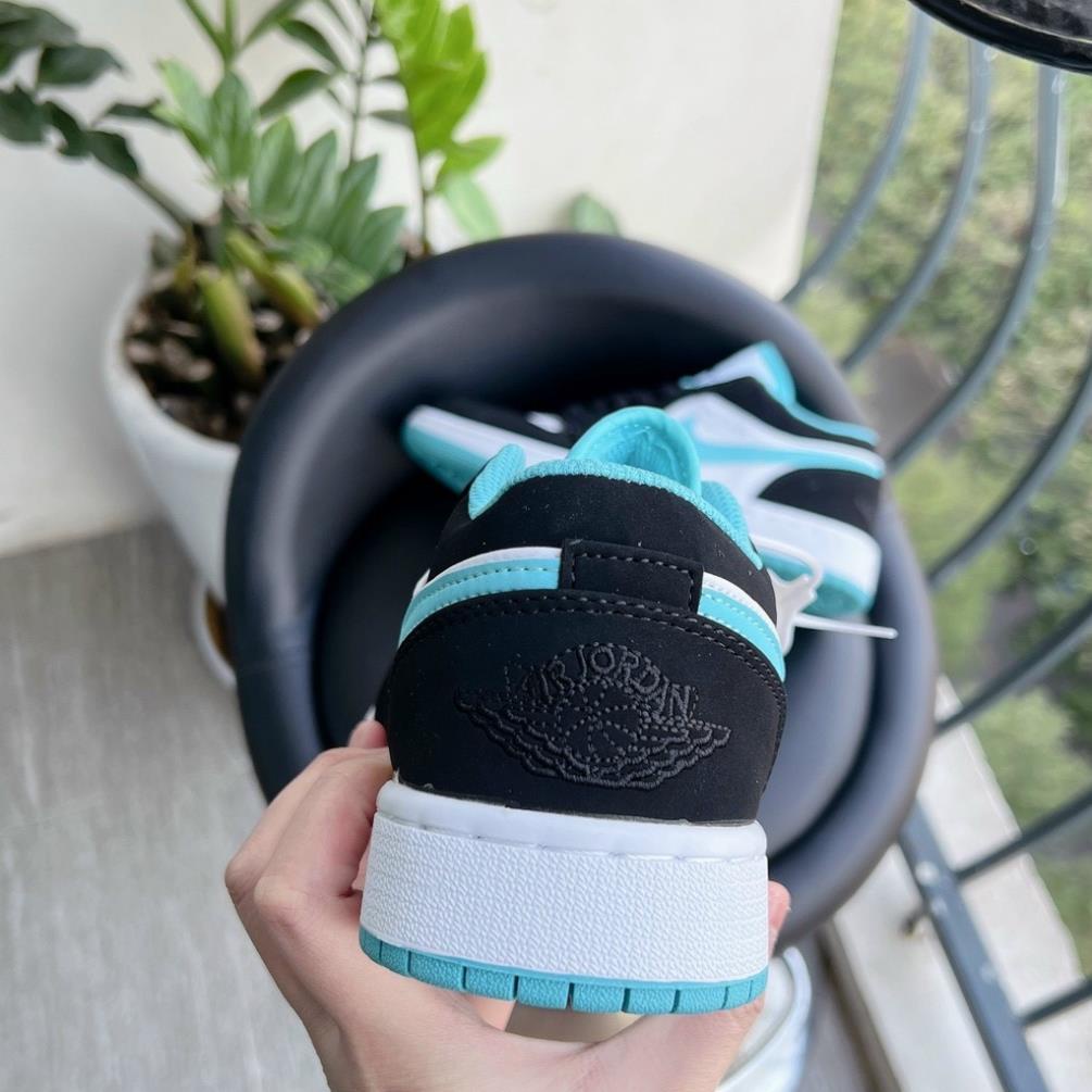Giày Jordan Cổ thấp Nam Nữ, Giày JD Jordan 1 low Xanh Ngọc Thời Trang Full Box Bill | BigBuy360 - bigbuy360.vn