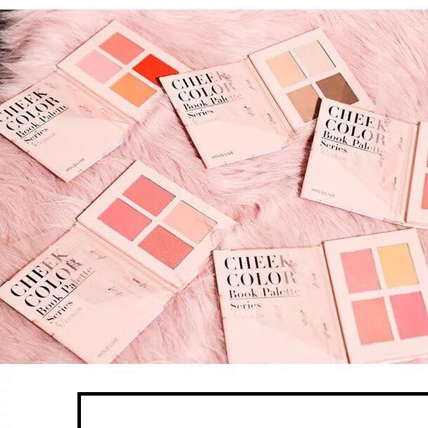 Bảng má hồng kèm phân mắt HOLD LIVE