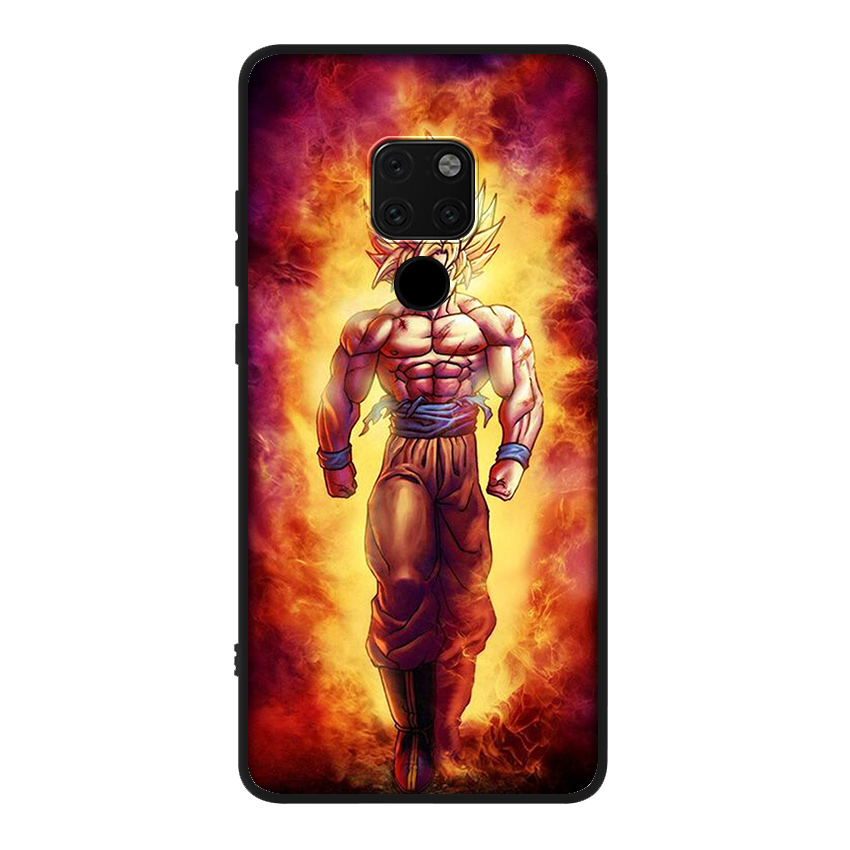 Ốp Điện Thoại Silicon Mềm Hình Dragon Ball Super Goku Cho Huawei Mate 10 20 30 P Smart Y9 Prime 2019 Pro Lite Lc49