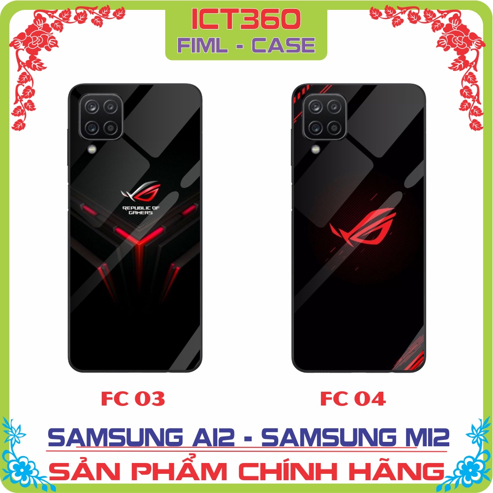Ốp Lưng Kính Samsung A12, Samsung M12 - Nhận in ảnh theo yêu cầu