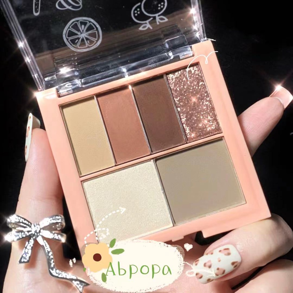 [Hàng mới về] Bảng phấn mắt nhỏ chống thấm nước 6 màu sắc tùy chọn trang điểm | BigBuy360 - bigbuy360.vn