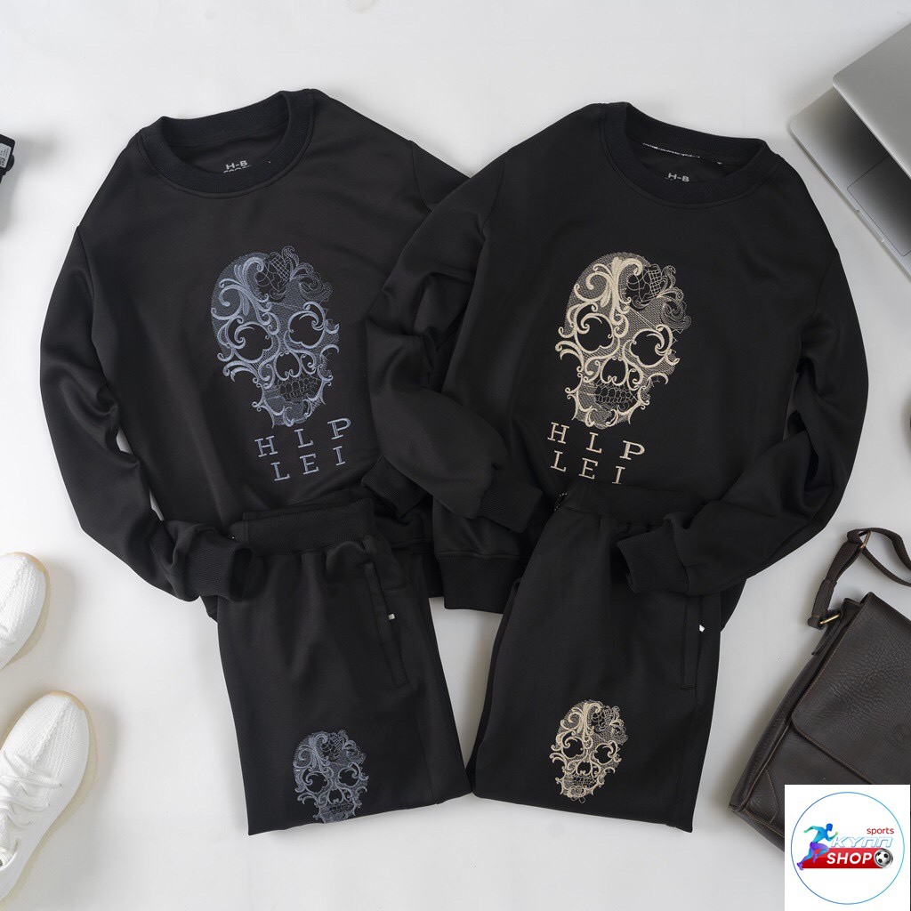 Bộ thể thao chất liệu vải Umi cao cấp hình thêu đẹp mắt phom 40-75kg - kynn shop