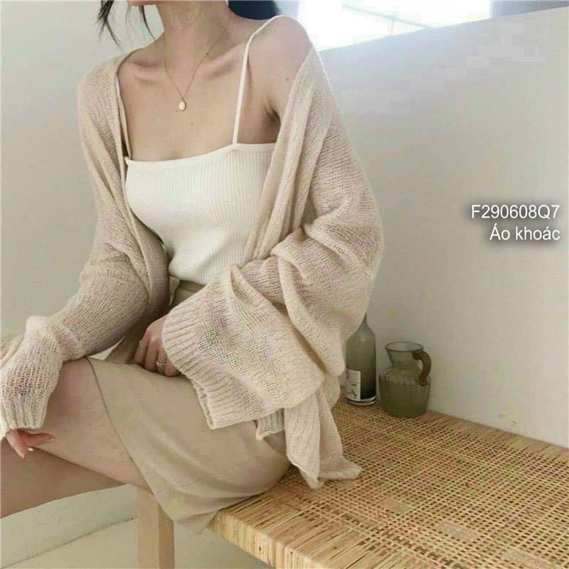 Áo khoát len mỏng
