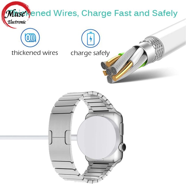 Đế Sạc Nhanh Không Dây QI Cho Apple Watch iwatch 1 2 3 4