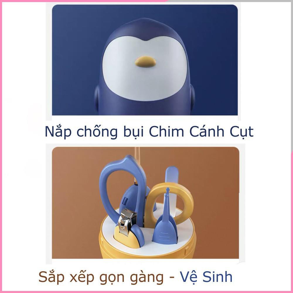 Bộ cắt móng tay cho bé - bấm móng tay sơ sinh an toàn gồm 5 món - Ahimom