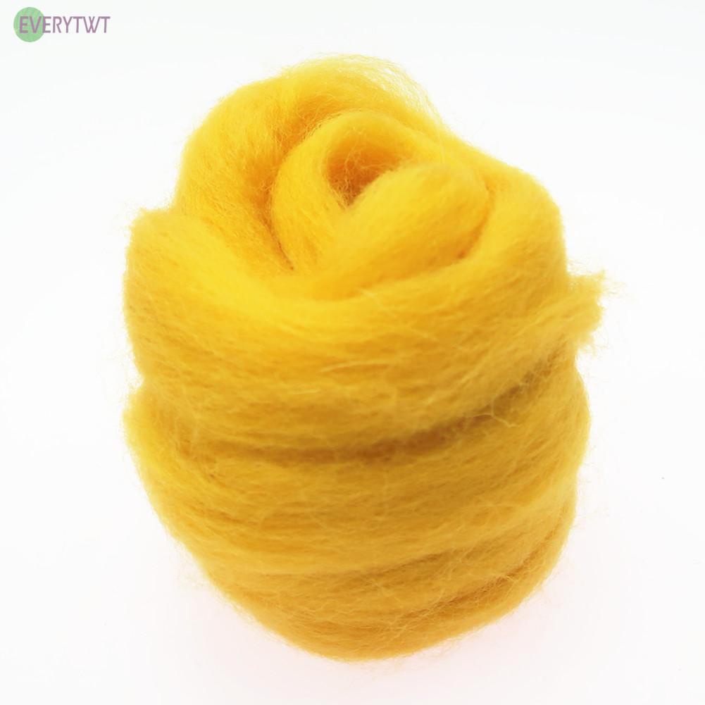 Needle Felting Wool New DIY Carded Wool Spinning Wet Felting Wonderful@New
