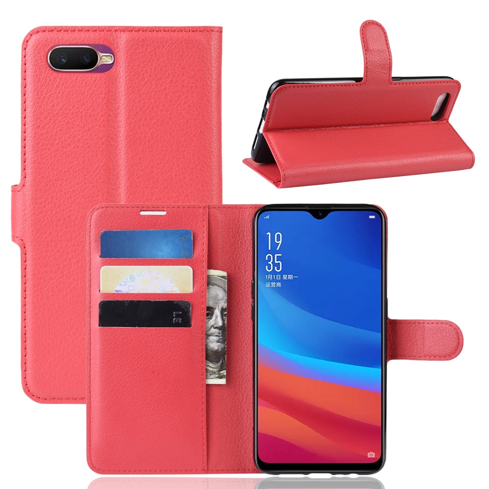 Bao da điện thoại phong cách sang trọng có ngăn đựng thẻ cho OPPO A3S / A5S / AX5S | BigBuy360 - bigbuy360.vn