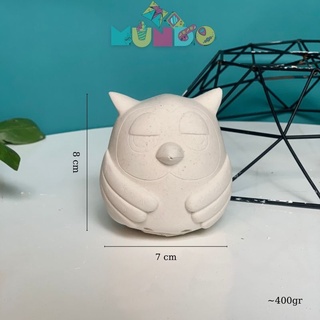 Tượng tô màu cao cấp chọn mẫu SIZE L CÚ MÈO, tượng thạch cao MUNDO