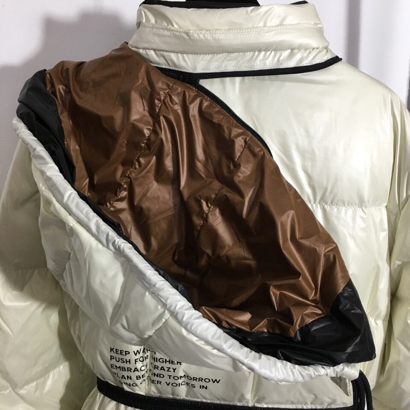 Áo khoác phao dáng dài thời trang 2 mặt thương hiệu Moncler cao cấp