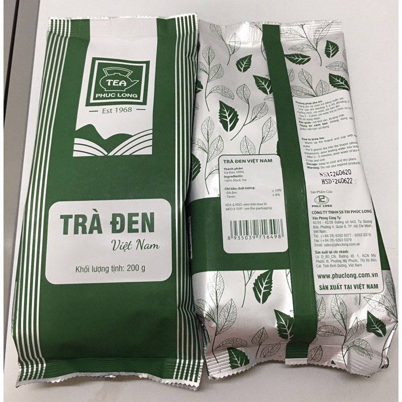 Trà Đen Phúc Long 200g - 500g | BigBuy360 - bigbuy360.vn