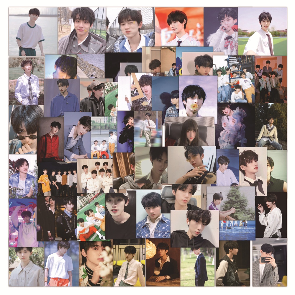 Set 240/120/60 Nhãn Dán Trang Trí Chai Nước/Mũ Bảo Hiểm/Laptop Họa Tiết Ngôi Sao Trẻ Tuổi