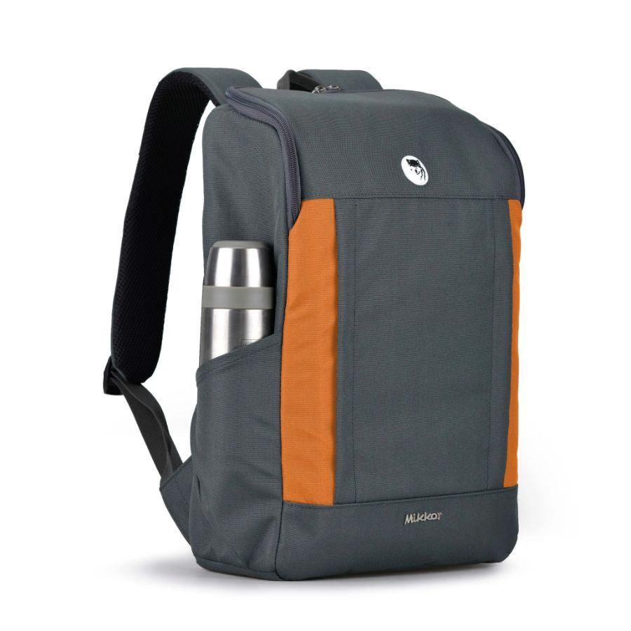 Balo Laptop Mikkor Kalino - Graphite / Orange