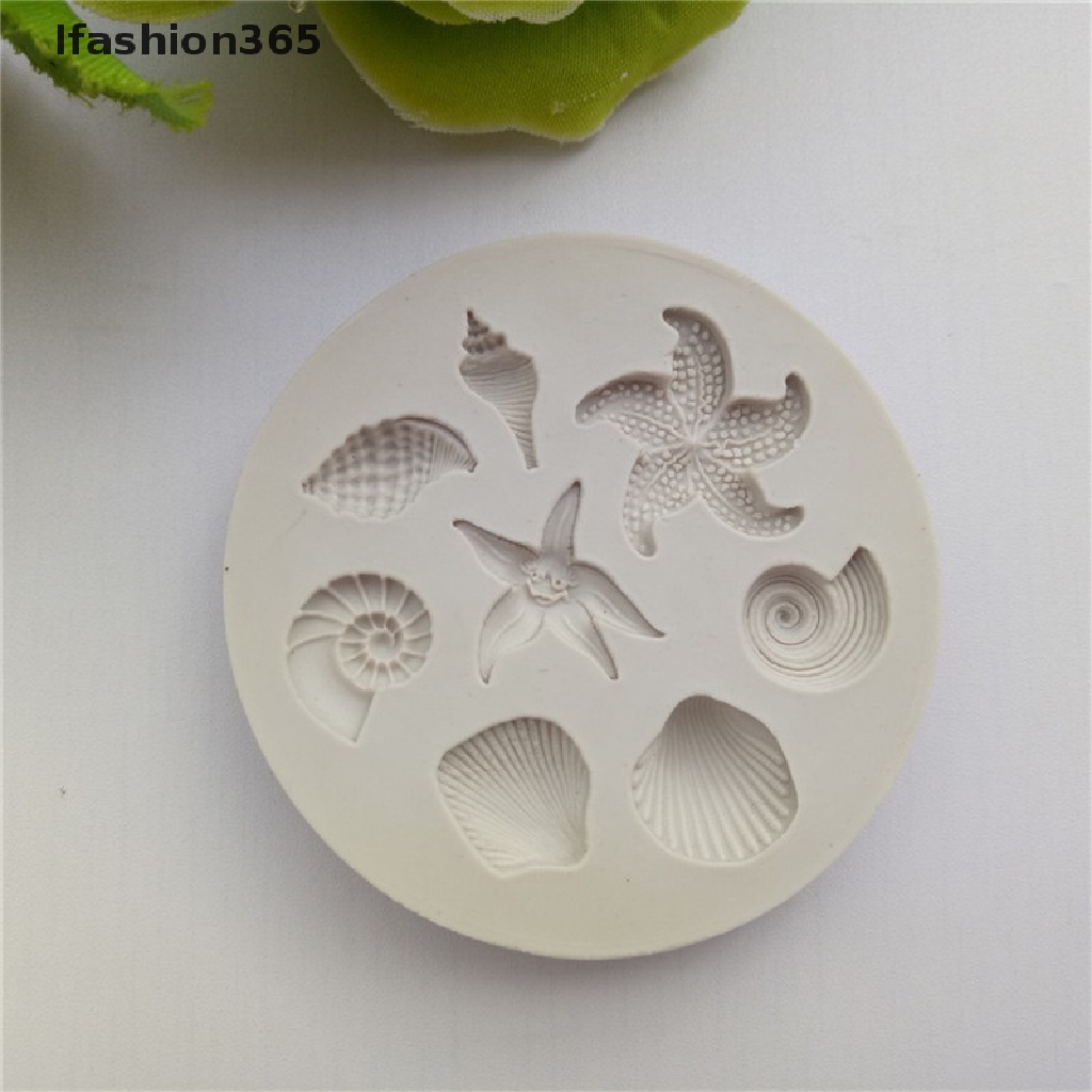 Khuôn silicone làm bánh hình vỏ sò đại dương 365
