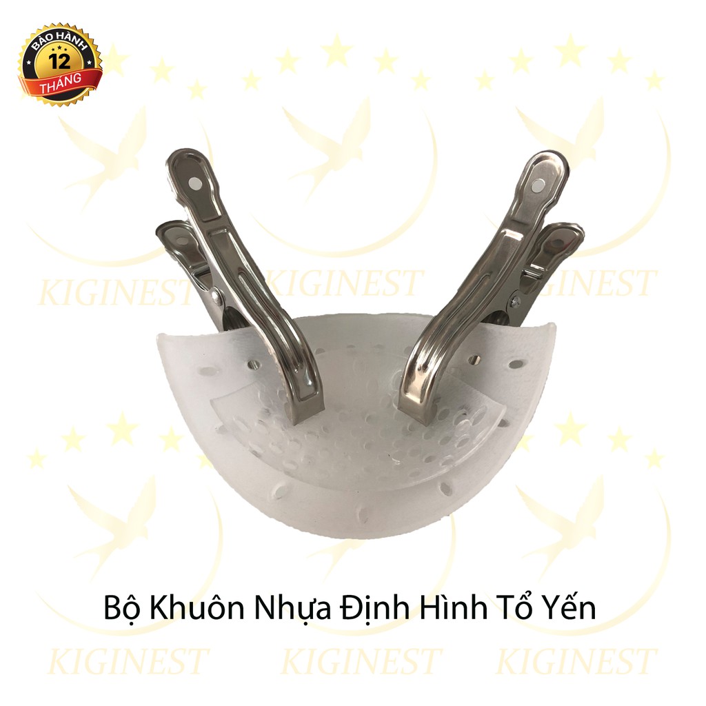 [ MẪU MỚI] KHUÔN LÁ NHỰA ĐỊNH HÌNH ĐẮP SẤY TỔ YẾN - 2 KẸP NHỰA