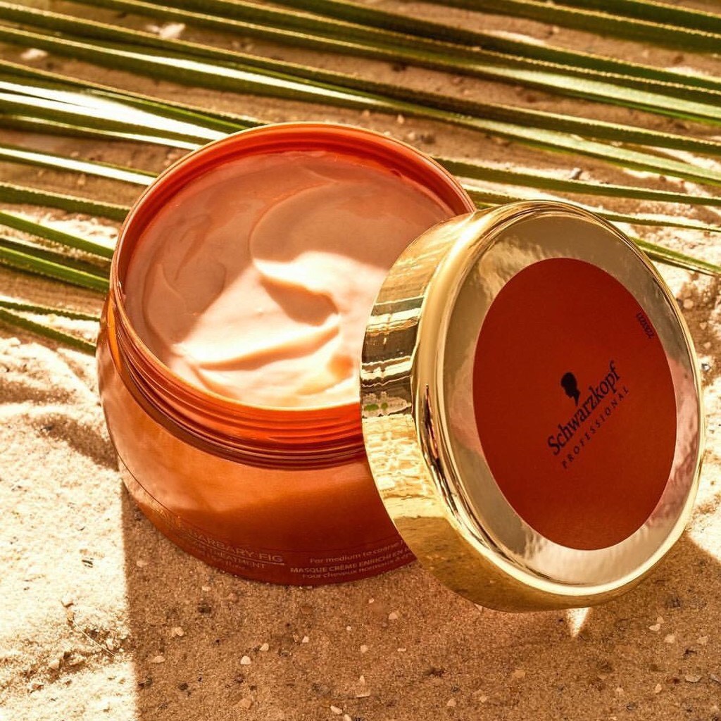 Hấp dầu (Kem ủ tóc) Schwarzkopf OIL Ultime Argan & Barbary Fig Oil Cream Treatment 500ml dành cho tóc to sợi thô cứng