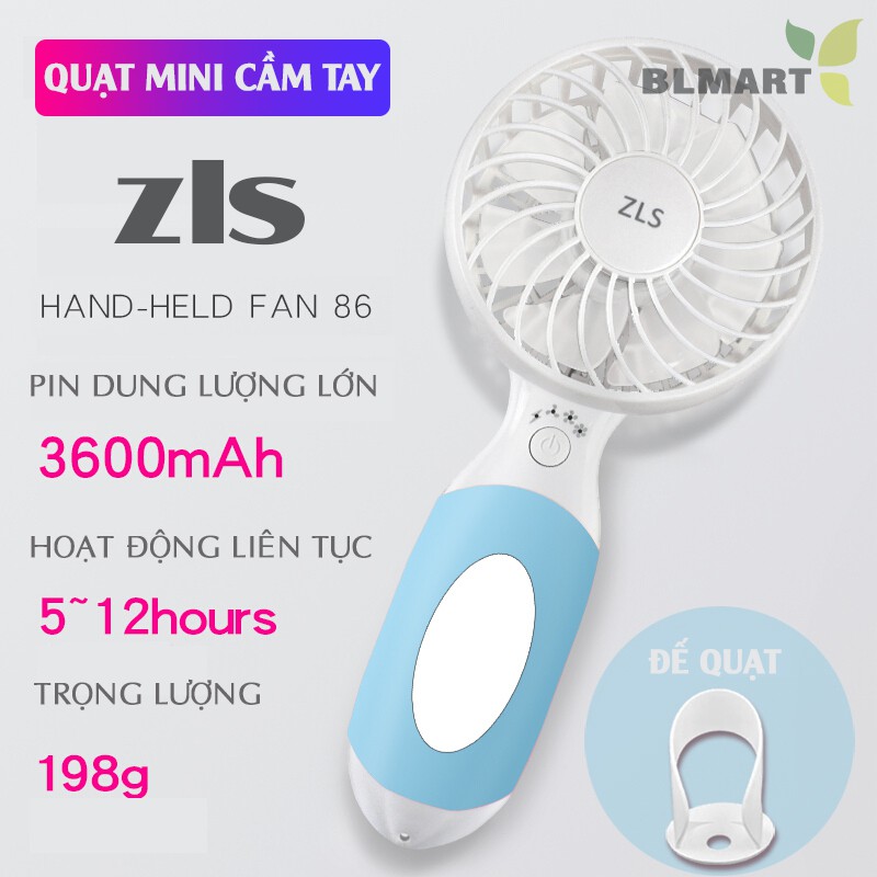 [FREESHIP 99K TOÀN QUỐC] Quạt Mini Cầm Tay Pin Dung Lượng Lớn