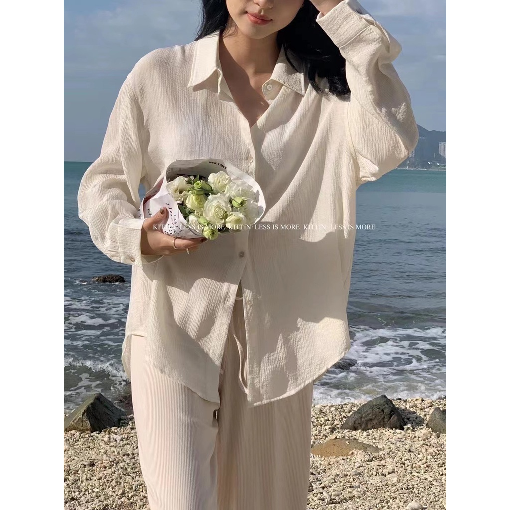 Sơ mi đũi nhăn KOREAN 9931