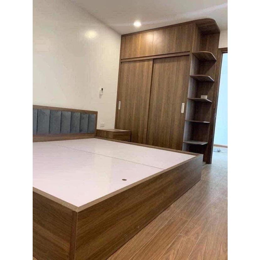 Bộ combo phòng ngủ chồng tầng 4 món gỗ MDF gồm giường tủ bàn trang điểm táp đầu giường, Đồ gỗ Mỹ Sinh cao cấp
