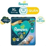 Tã Quần Pampers Ngon Giấc L30/ XL26/ XXL22