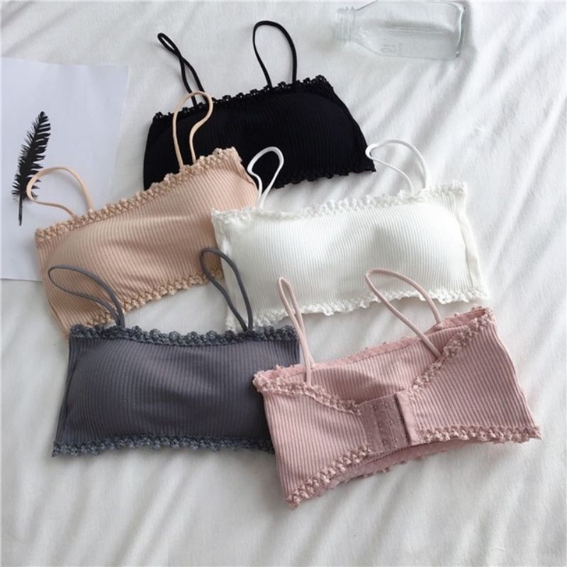 Áo ngực đệm mỏng freesize len tăm quây 636 MYN_UNDERWEAR