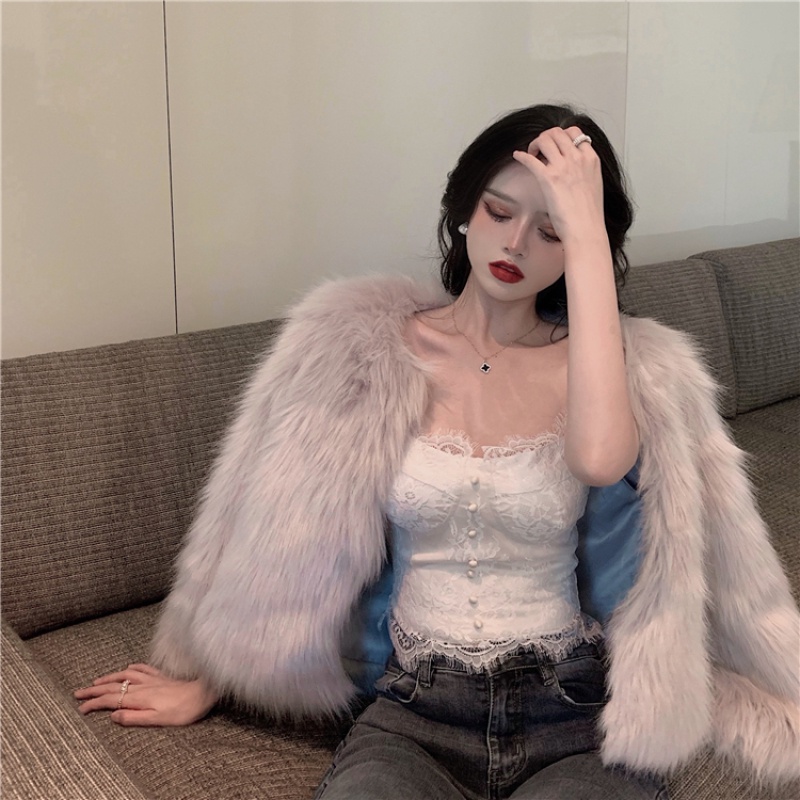 Áo Hai Dây Phối Ren Quyến Rũ Dễ Phối Đồ Thời Trang Mùa Hè Cho Nữ