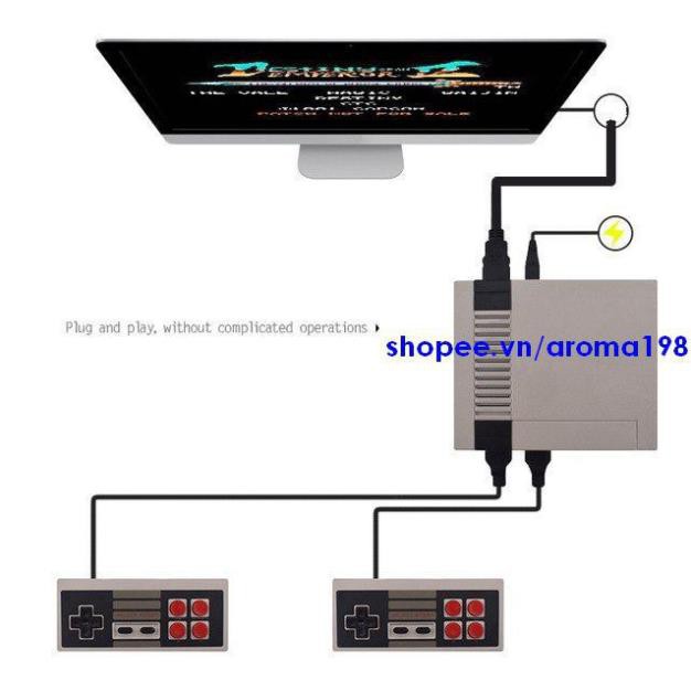[FREE SHIP =&gt; 50K ] Máy Chơi Game Cổ Điển NES Classic 620 Trò Chơi