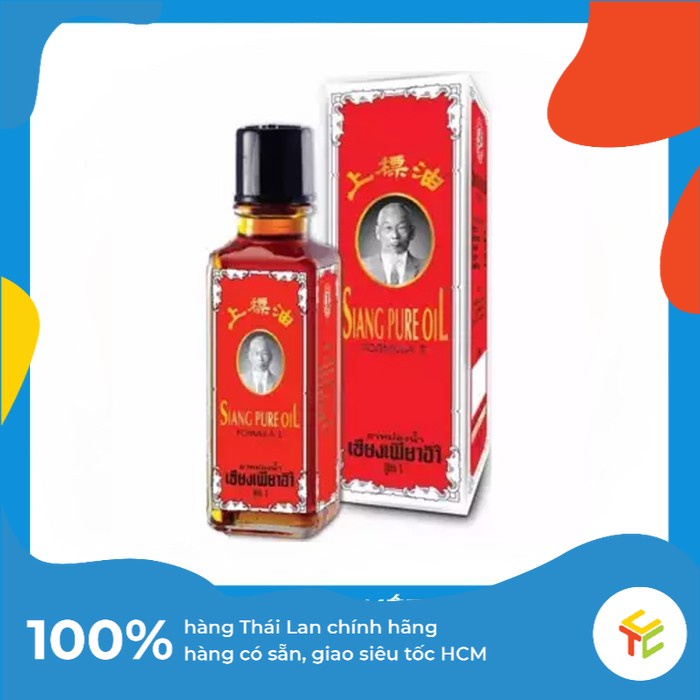 Dầu Ông Già nước Đỏ, Trắng hiệu Siang Pure Oil hàng nội địa Thái Lan