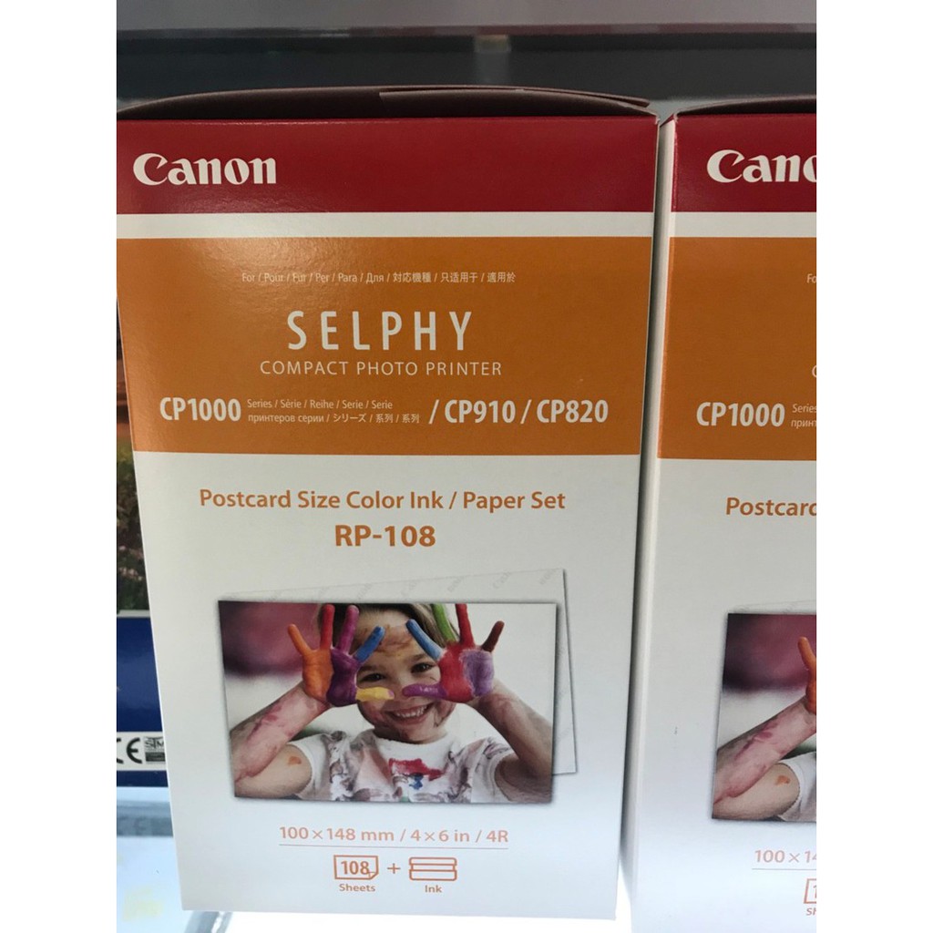 Máy in ảnh thẻ canon cp1300 + Giấy in Ảnh RP108 | BigBuy360 - bigbuy360.vn