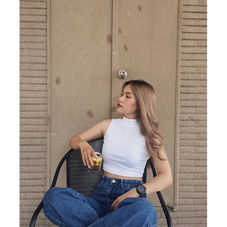 (có bán sỉ,ảnh thật,hoả tốc)🍊ÁO_CROPTOP_BA_LỔ_CỔ_LỌ🥑