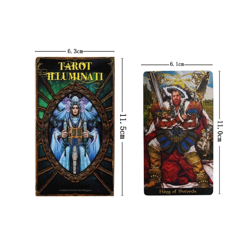 khuyến mại lớn 4,4 !!  SHIP FAST!! Bộ bài Tarot  Tarot Illuminati Kit Tarot cards# stteam96.vn