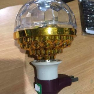 Đèn led quả cầu xoay