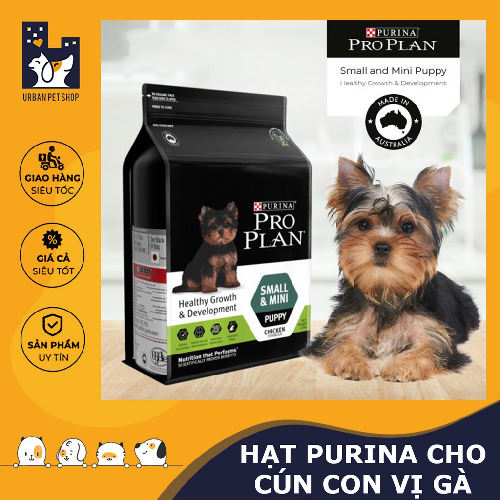 𝗨𝗿𝗯𝗮𝗻_𝗣𝘂𝗿𝗶𝗻𝗮_Puppy_Thức ăn hạt giúp phát triển toàn diện cho cún con - vị gà