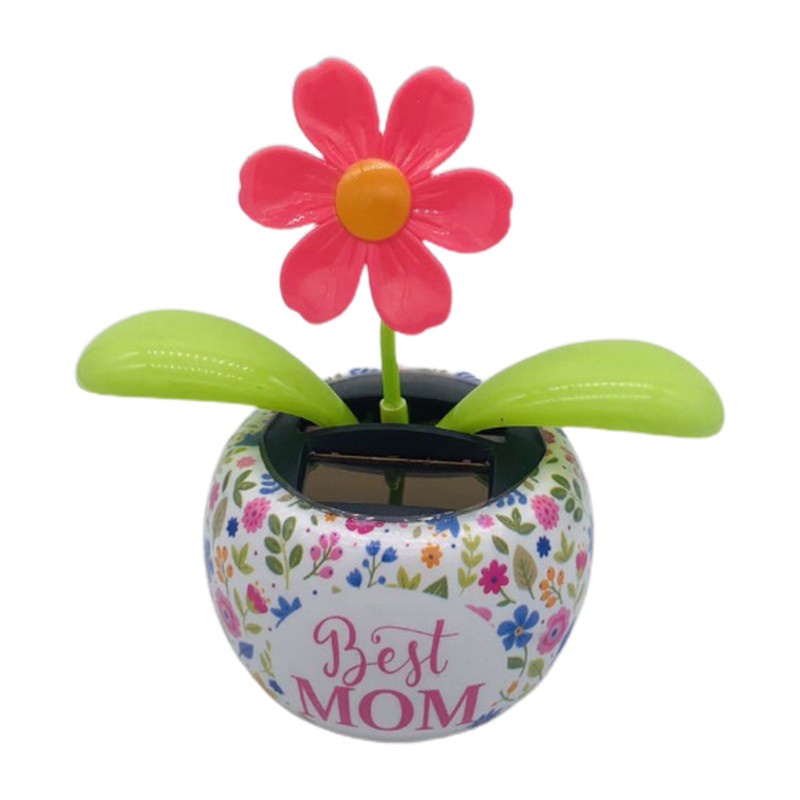 Mô Hình Hoa Hướng Dương Nhảy Múa Sử Dụng Năng Lượng Mặt Trời Trang Trí Bàn Điều Khiển Xe Hơi