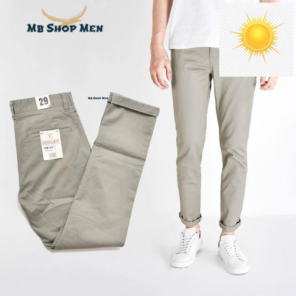 QUẦN KAKI NAM DÁNG ỐNG CÔN CAO CẤP CO GIÃN KHÔNG PHAI MÀU,quần kai nam hàn quốc,quần kaki màu,quần nam kaki
