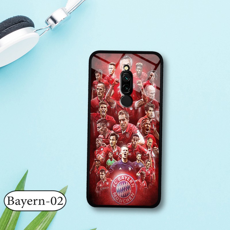 Ốp kính 3D Xiaomi Redmi 8 - in biểu tượng đội bóng