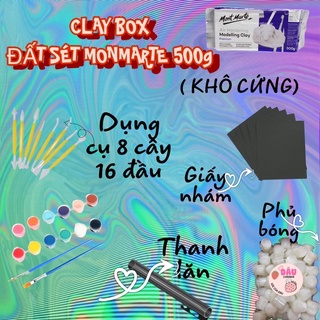{HOT-RẺ SẬP SÀN} Set đất sét tự khô đầy đủ dụng cụ - CLAY BOX