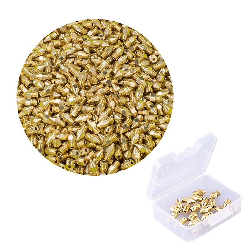 Đầu in 3D MK8 CR10 1.75mm 3D Printer Nozzles tương thích máy in 3D Ender 3, Ender 3 V2, Ender 5, Anet,....