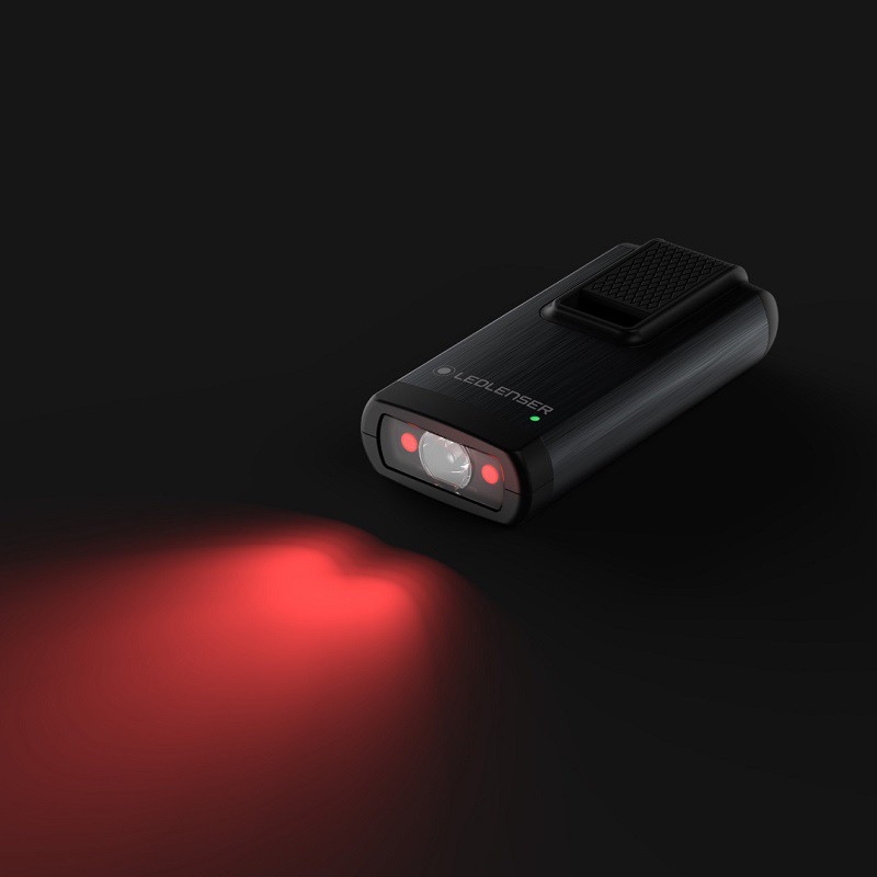 Đèn Pin Móc Khóa LEDLENSER K6R 2021 - Có Red light I K6R Safety 2021 - Có còi hú I 400 Lumens I HIBUCENTER