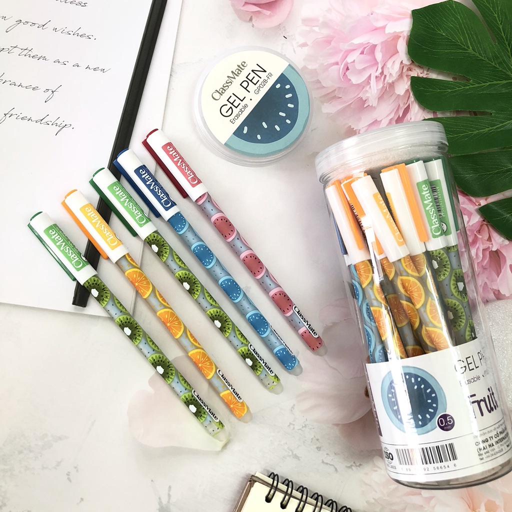 Bút gel xóa được Classmate GP02FR - khơi nguồn sức sống từ Kiwi - vpp Diệp Lạc