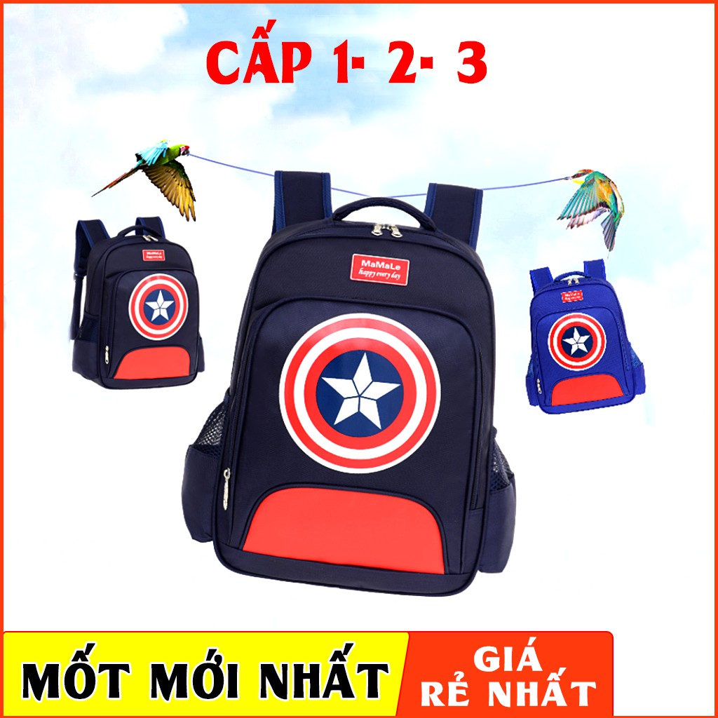 Balo đi học cho bé trai batman siêu nhẹ TE27